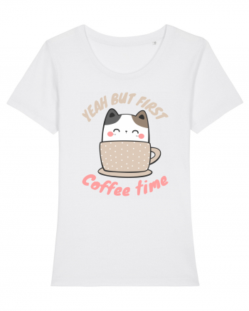Coffee and Cat White