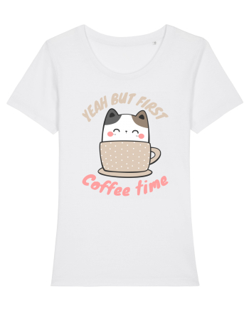 Coffee and Cat White