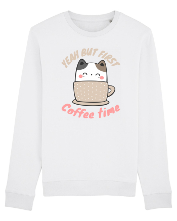 Coffee and Cat White