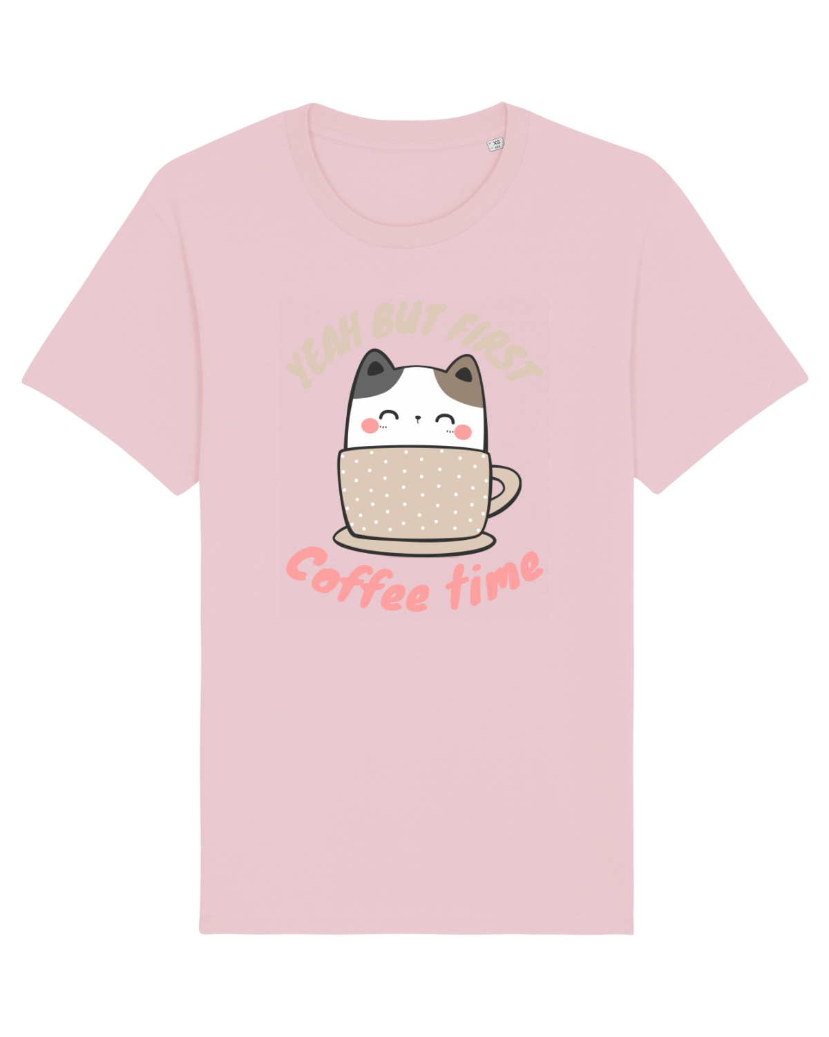 Tricou mânecă scurtă Unisex Rocker Cotton Pink