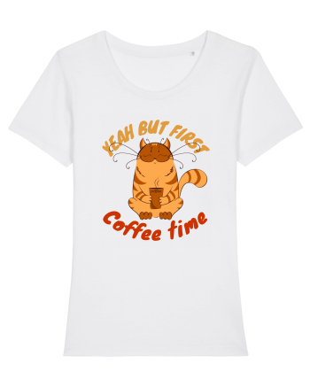Coffee and Cat White