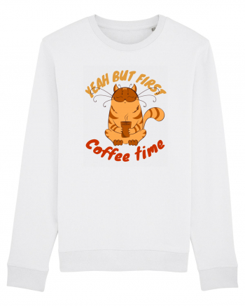 Coffee and Cat White