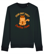 Coffee and Cat Bluză mânecă lungă Unisex Rise