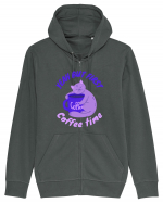 Coffee and Cat Hanorac cu fermoar Unisex Connector