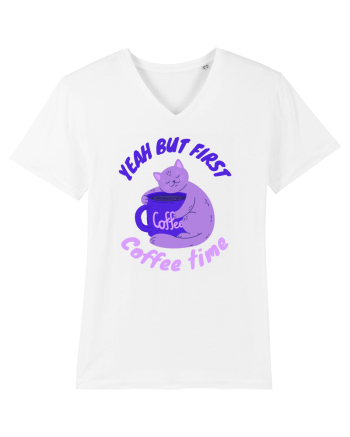 Coffee and Cat White