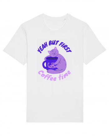 Coffee and Cat White