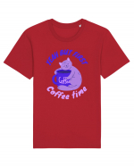 Coffee and Cat Tricou mânecă scurtă Unisex Rocker