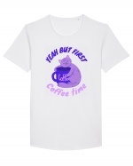 Coffee and Cat Tricou mânecă scurtă guler larg Bărbat Skater