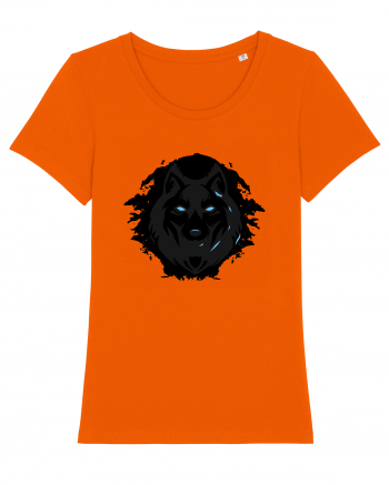 Black Wolf Bright Orange