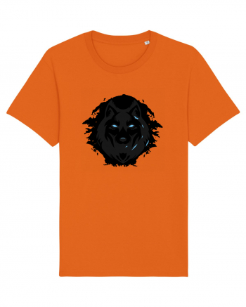 Black Wolf Bright Orange