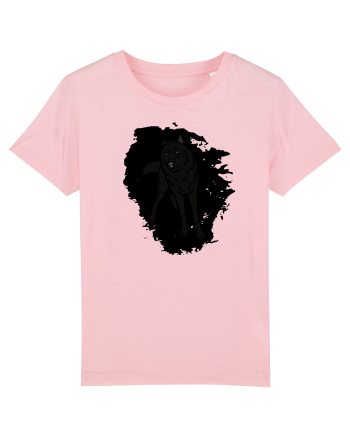 Black Wolf Cotton Pink