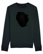 Black Wolf Bluză mânecă lungă Unisex Rise