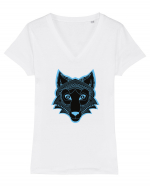 Black Wolf Tricou mânecă scurtă guler V Damă Evoker