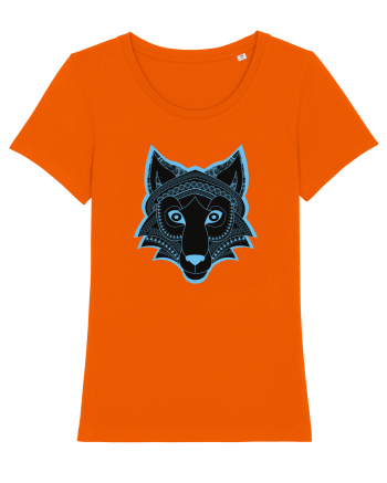 Black Wolf Bright Orange
