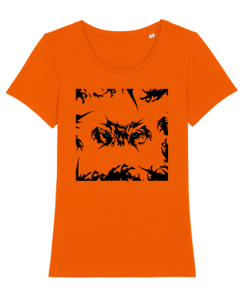 Black Wolf Bright Orange