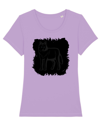 Black Wolf Lavender Dawn