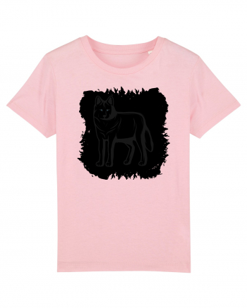 Black Wolf Cotton Pink