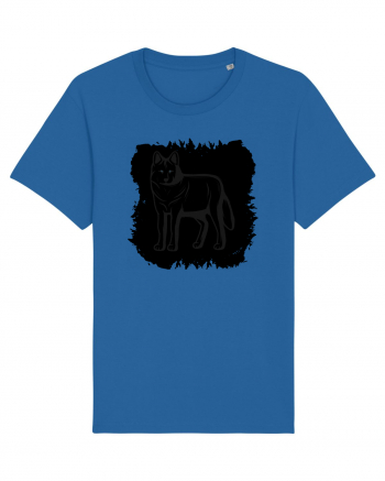 Black Wolf Royal Blue