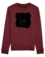 Black Wolf Bluză mânecă lungă Unisex Rise