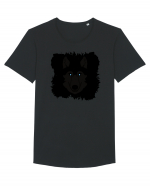 Black Wolf Tricou mânecă scurtă guler larg Bărbat Skater