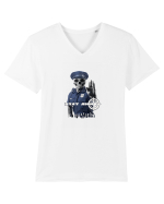 police Tricou mânecă scurtă guler V Bărbat Presenter