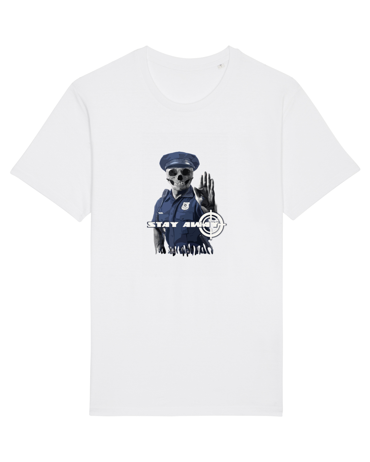 Tricou mânecă scurtă Unisex Rocker White