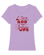 Jealous God and Wife Tricou mânecă scurtă guler larg fitted Damă Expresser