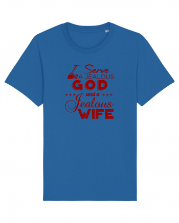 Jealous God and Wife Royal Blue