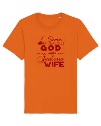 Jealous God and Wife Bright Orange