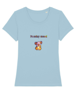 Monday Mood Tricou mânecă scurtă guler larg fitted Damă Expresser