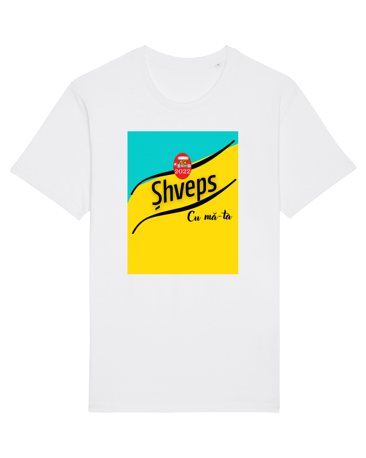 Tricou mânecă scurtă Unisex Rocker White