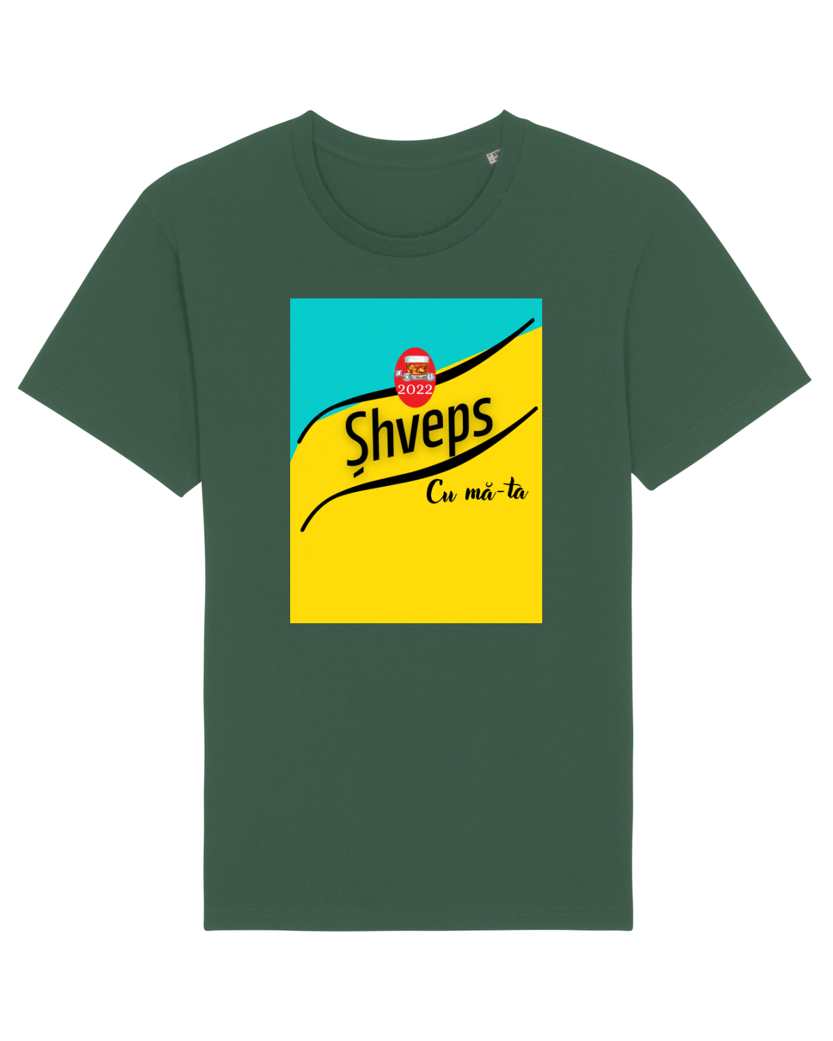 Tricou mânecă scurtă Unisex Rocker Bottle Green