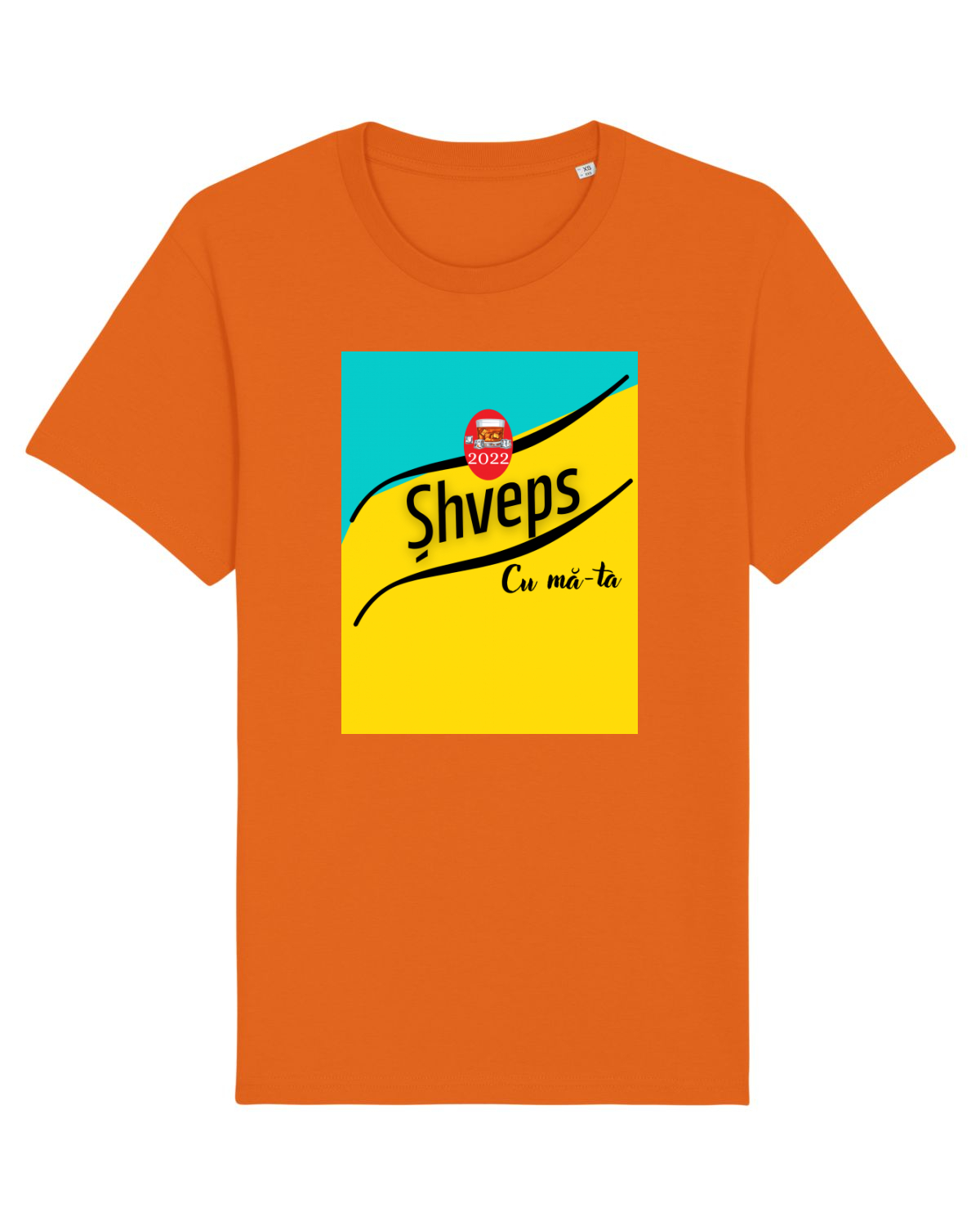 Tricou mânecă scurtă Unisex Rocker Bright Orange