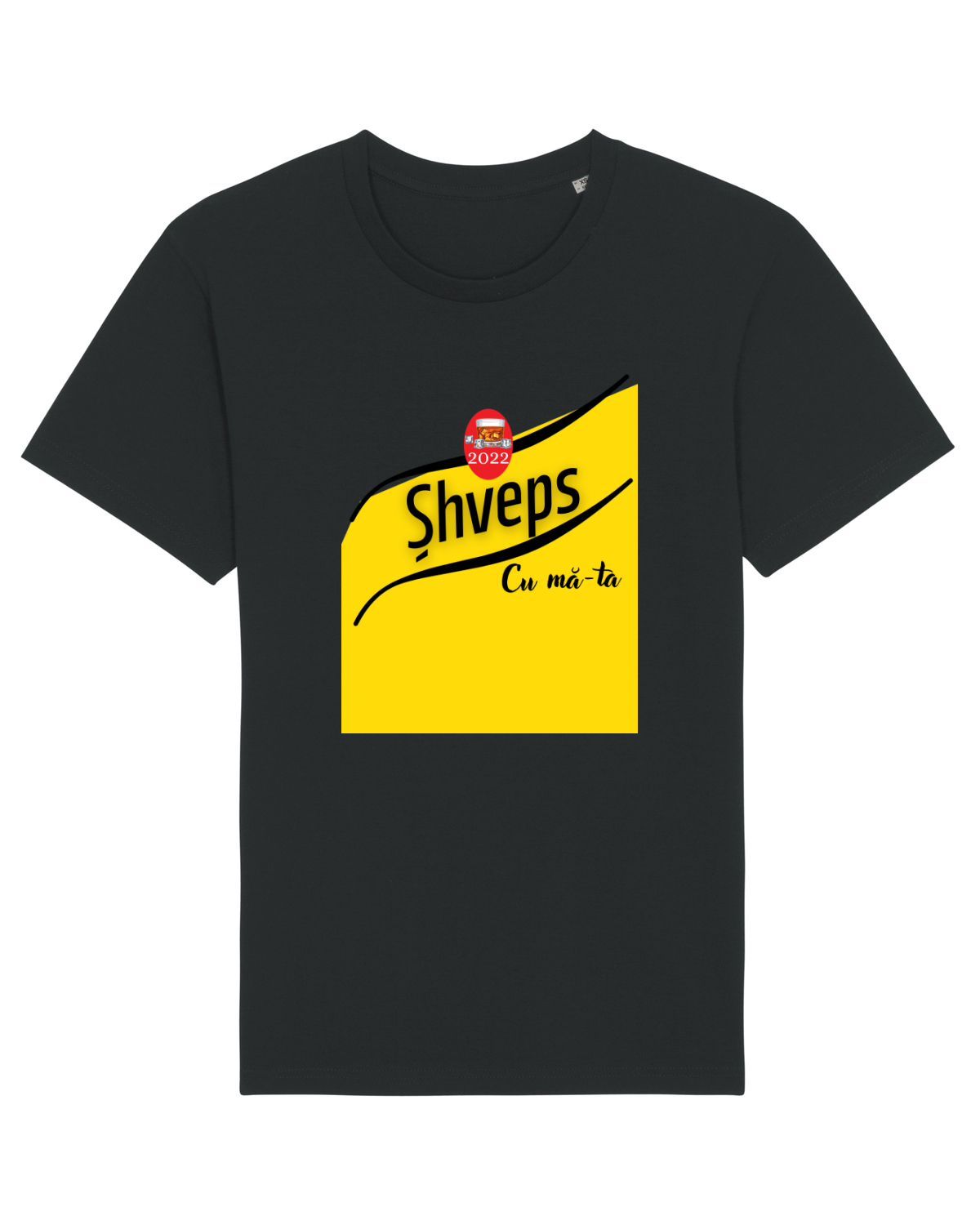 Tricou mânecă scurtă Unisex Rocker Black