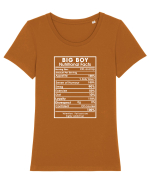 Big Boy Tricou mânecă scurtă guler larg fitted Damă Expresser