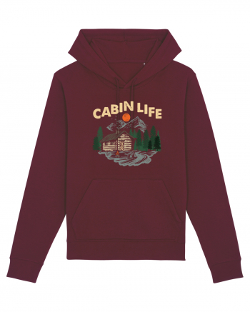 Cabin Life Burgundy