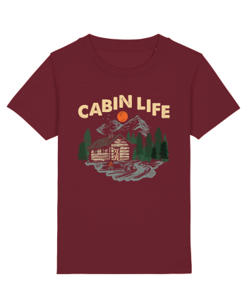 Cabin Life Burgundy