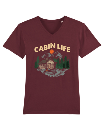 Cabin Life Burgundy