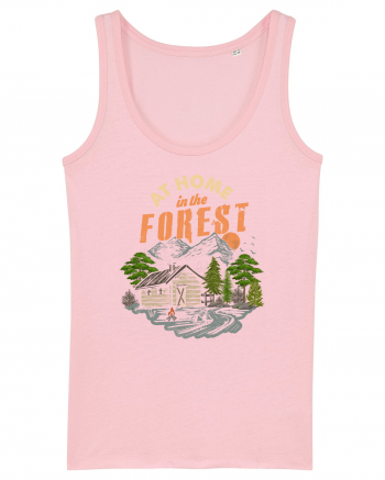 At Home in the Forest Cotton Pink