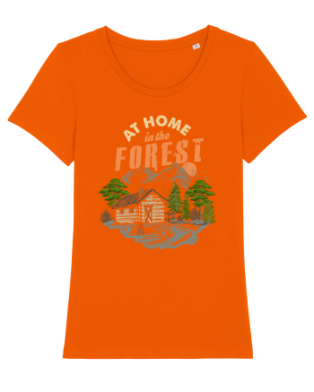 At Home in the Forest Bright Orange