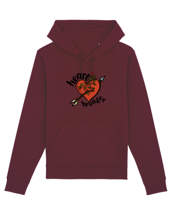 Heart Breaker (inimă străpunsă) Burgundy