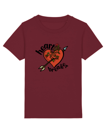 Heart Breaker (inimă străpunsă) Burgundy