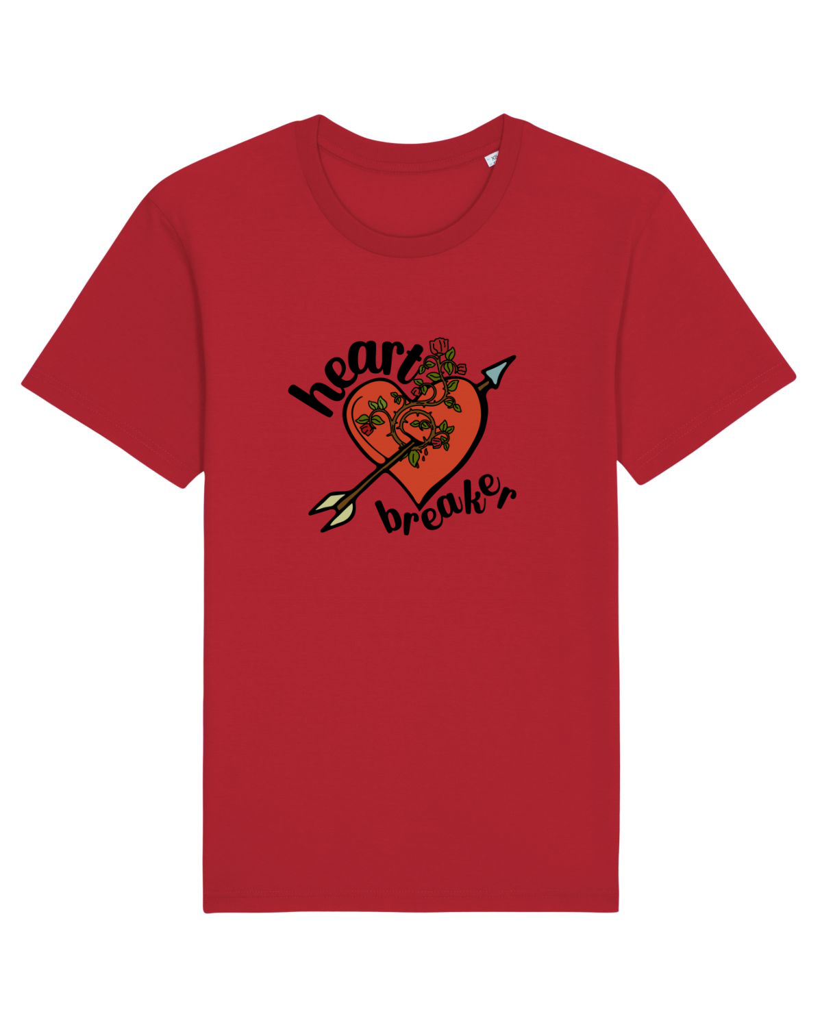 Tricou mânecă scurtă Unisex Rocker Red