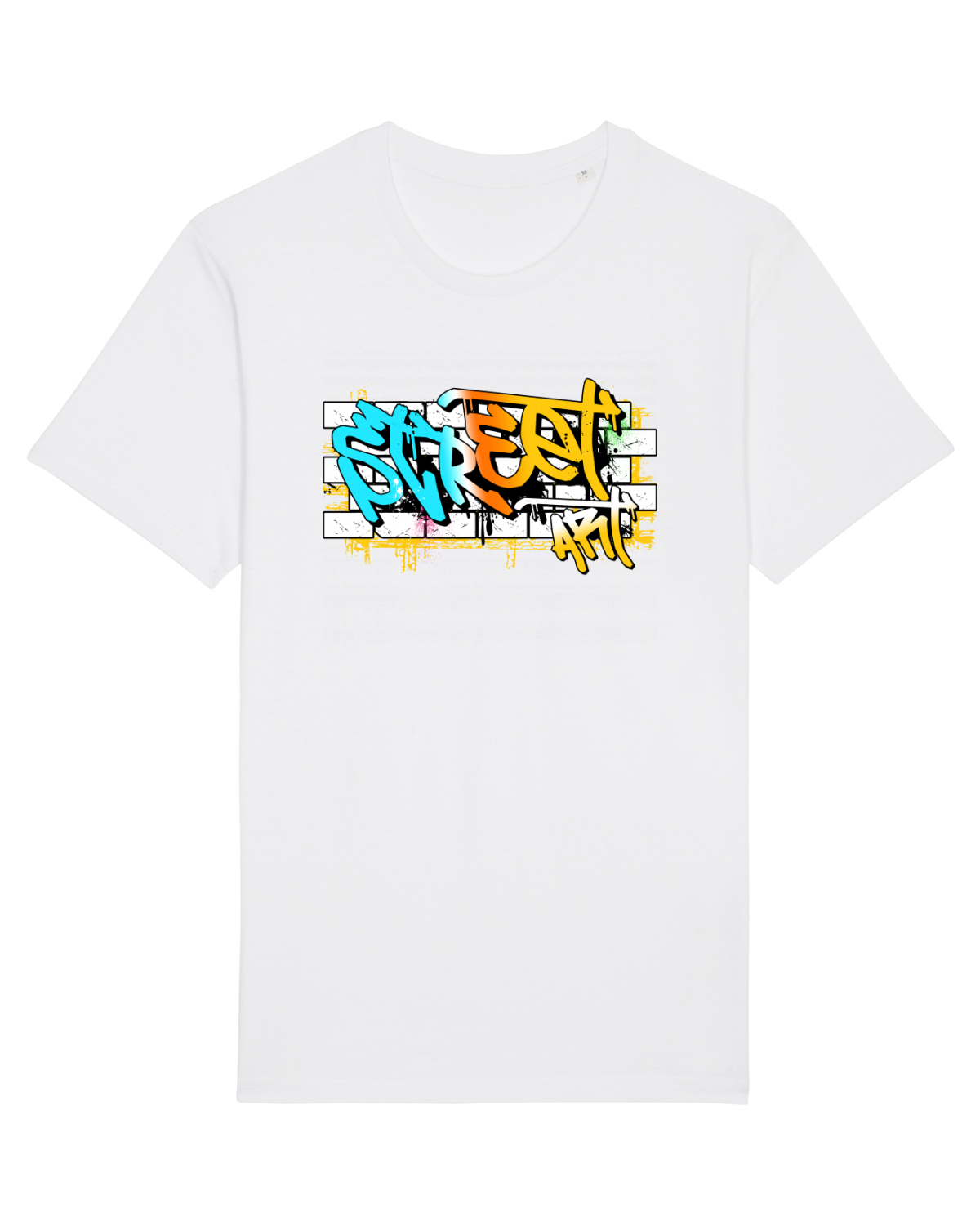 Tricou mânecă scurtă Unisex Rocker White