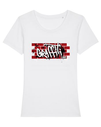 Graffiti Love White