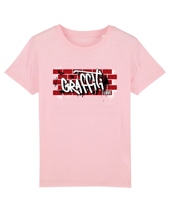 Graffiti Love Cotton Pink