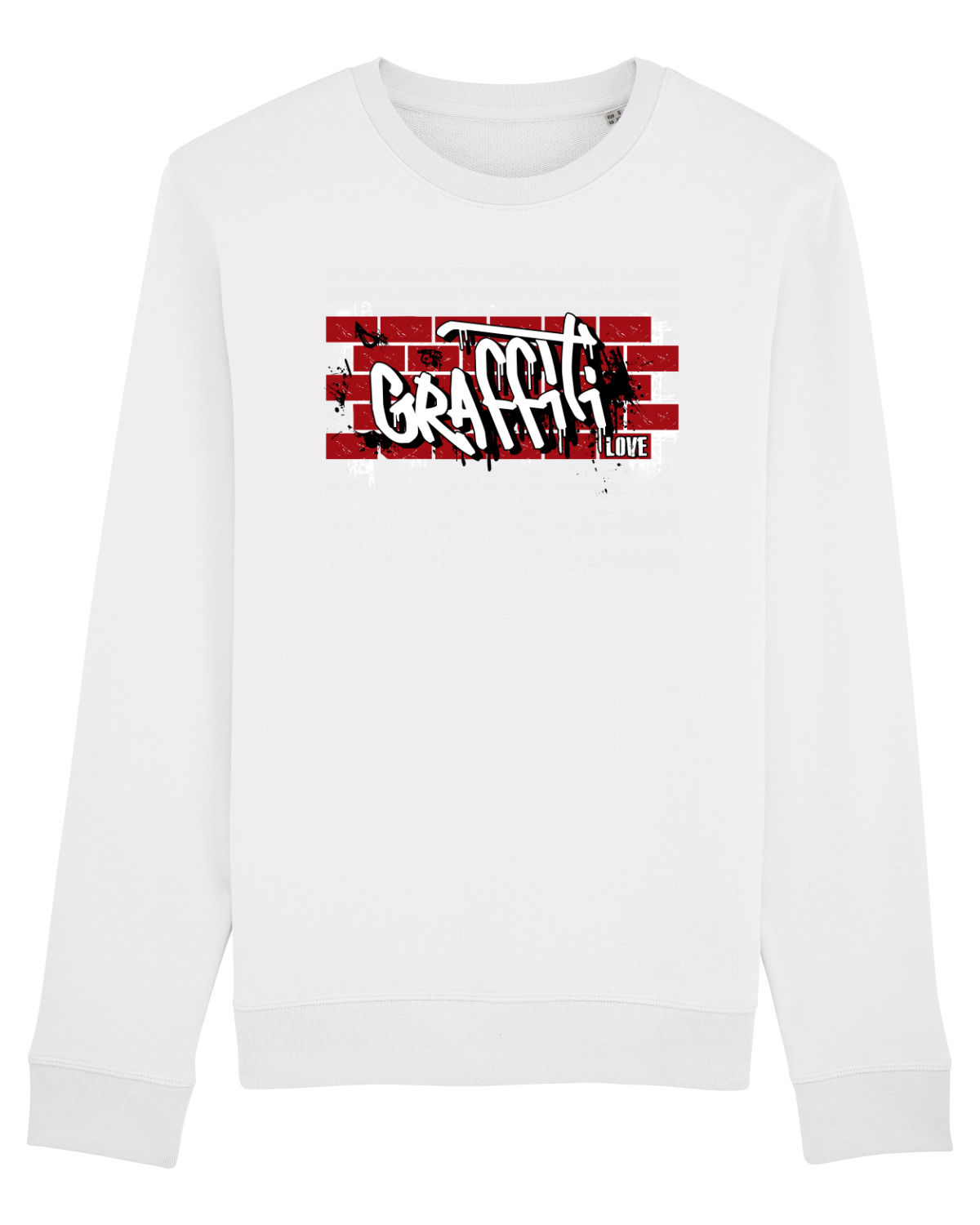 Bluză mânecă lungă Unisex Rise White