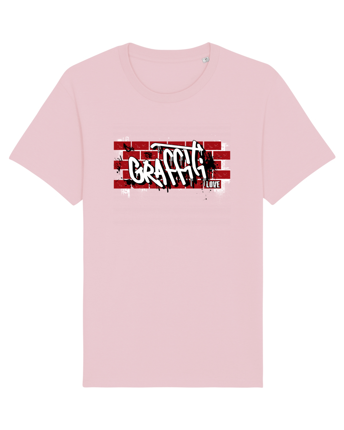Tricou mânecă scurtă Unisex Rocker Cotton Pink