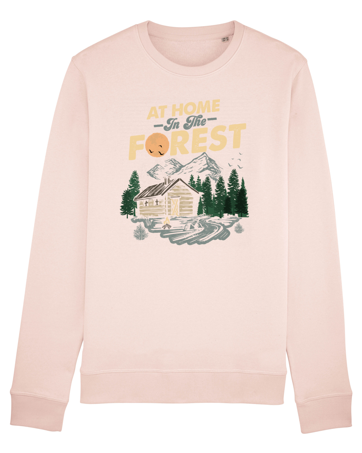 Bluză mânecă lungă Unisex Rise Candy Pink