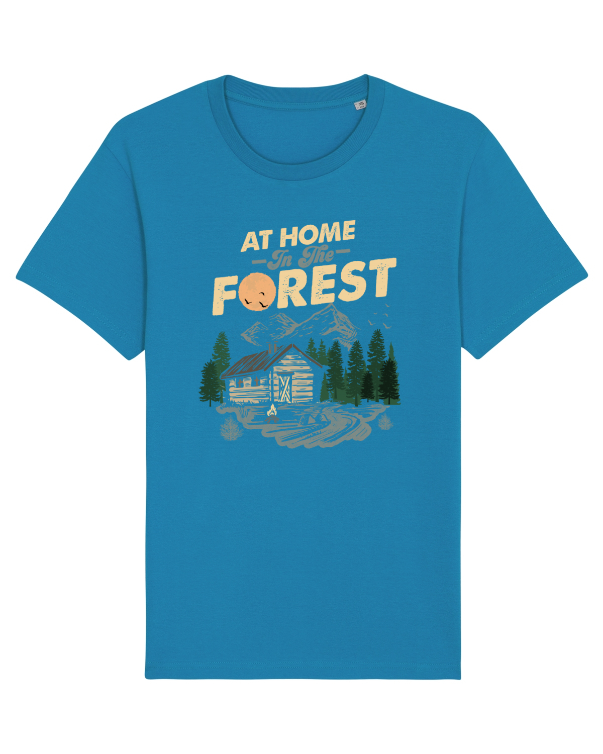 Tricou mânecă scurtă Unisex Rocker Azur